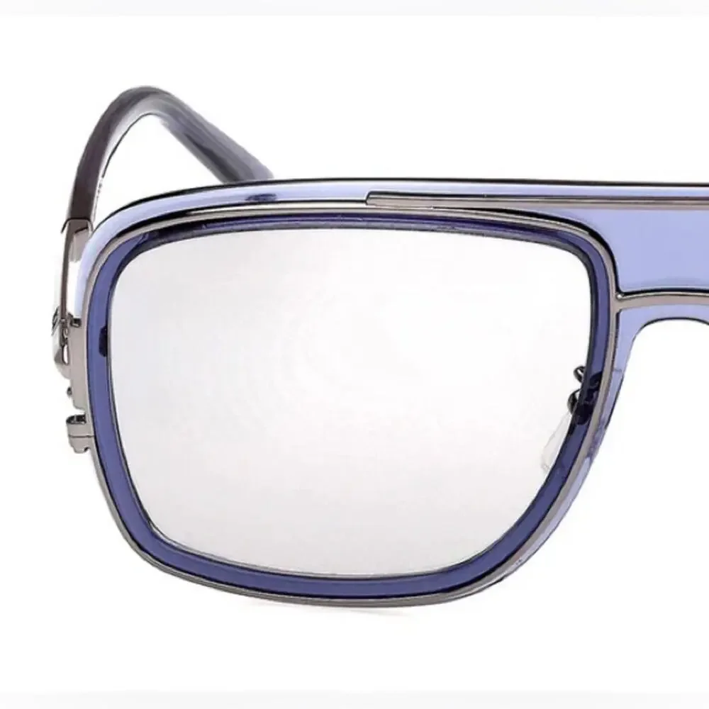 New! MCM Blue Shiny Blue Sunglasses, MW0017-H 90A, Photochromic Lenses Authentic